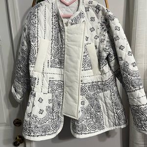 Sacai paisley printed jackets.